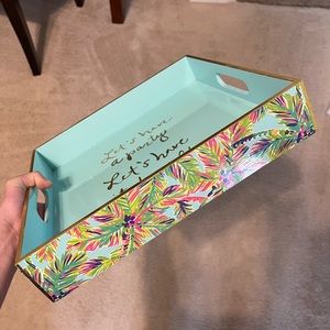 Lilly Pulitzer Island Time Lacquer Tray